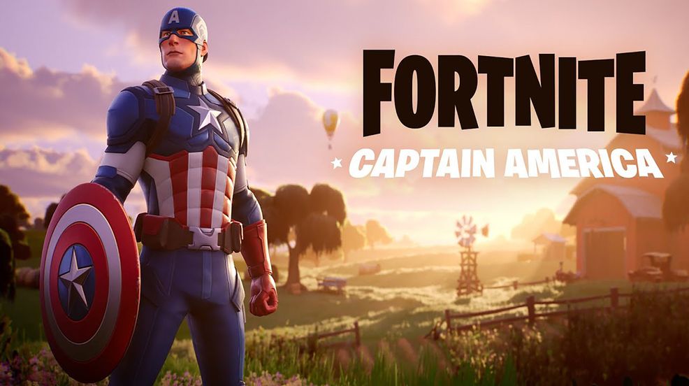 Captain America makes his return to Fortnite as a skin