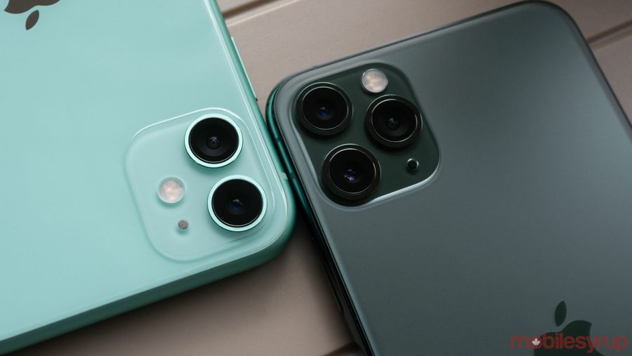 iPhone 11 and 11 Pro Max