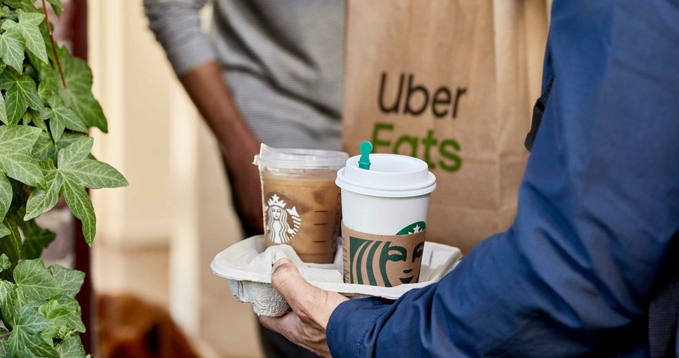 Starbucks Uber Eats