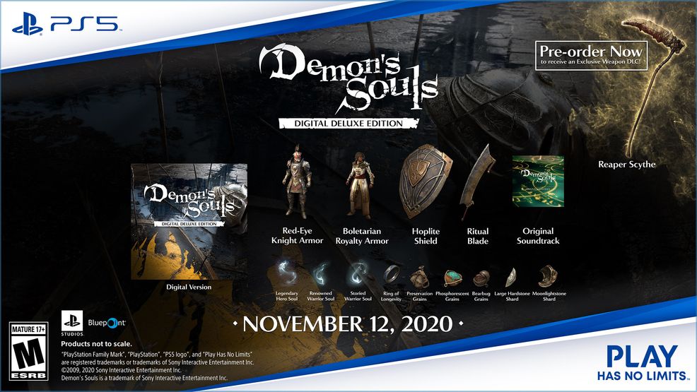 PlayStation showcases upcoming Demon’s Souls Deluxe Edition