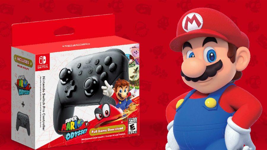 Nintendo Switch Pro Controller Super Mario Odyssey