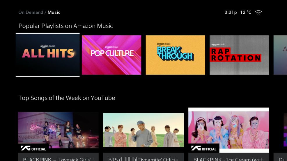 Amazon Music now available on Rogers Ignite TV