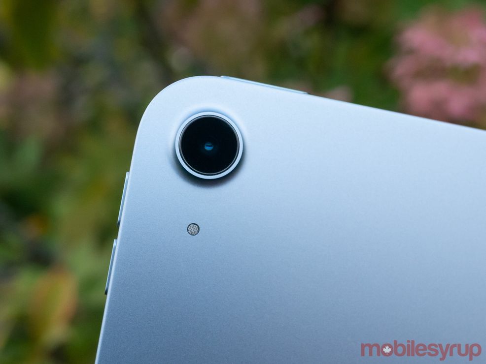 iPad Air camera