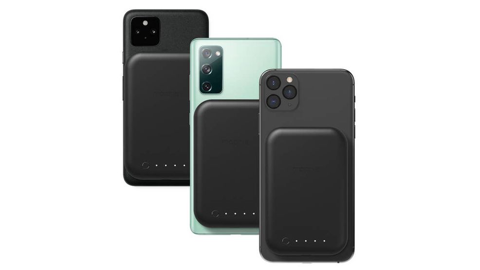 Mophie’s ‘Juice Pack Connect’ clips on to the back of your smartphone