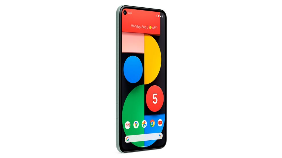 Google’s aluminum Pixel 5 has a hole in the back for wireless charging