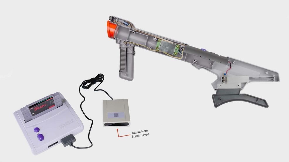 You can make the Super Nintendo SuperScope work with modern TVs