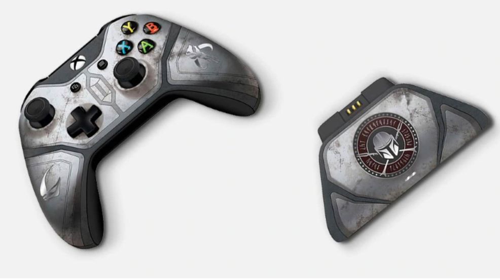 Mandalorian-themed Xbox controller with Pro charging stand available for pre-order