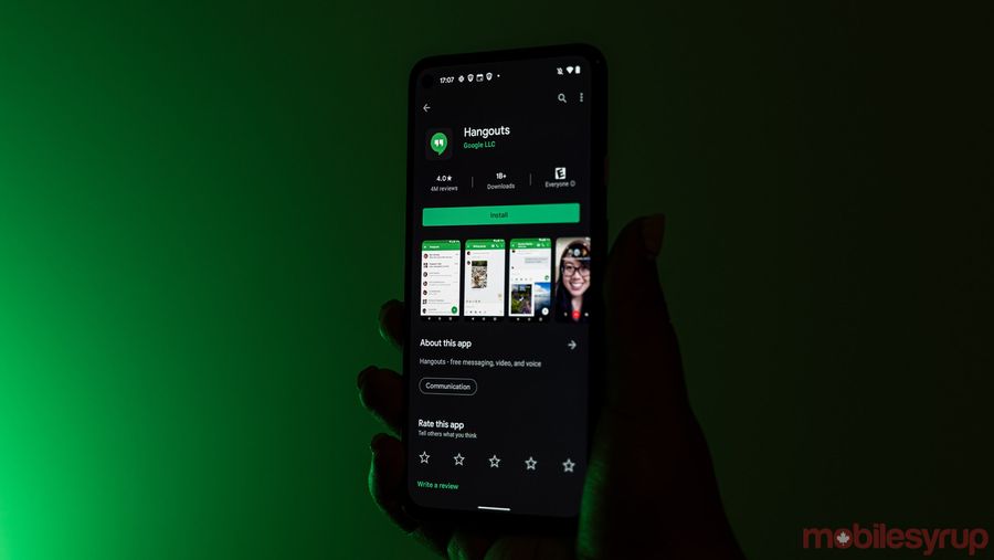 hangouts app