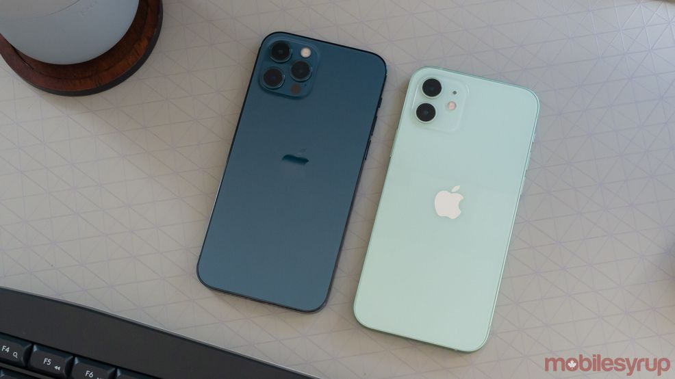 iPhone 12 and iPhone 12 Pro