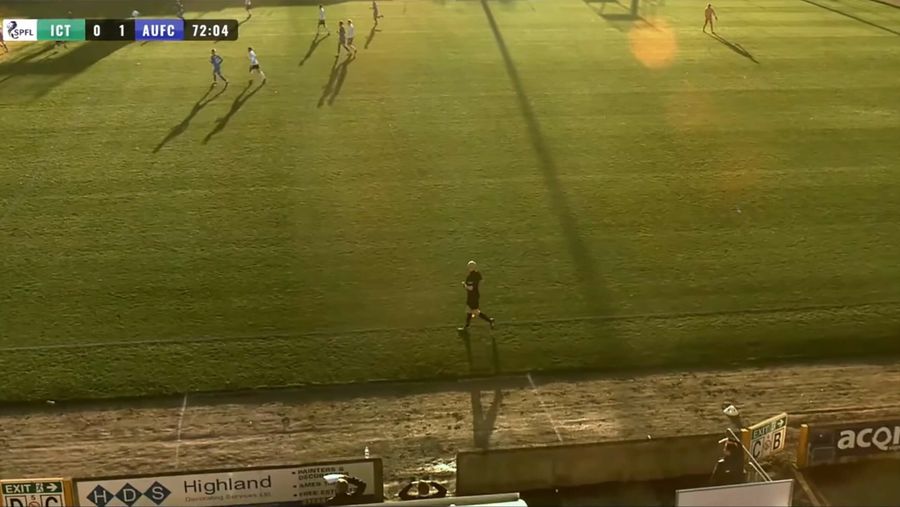 Soccer camera bald head