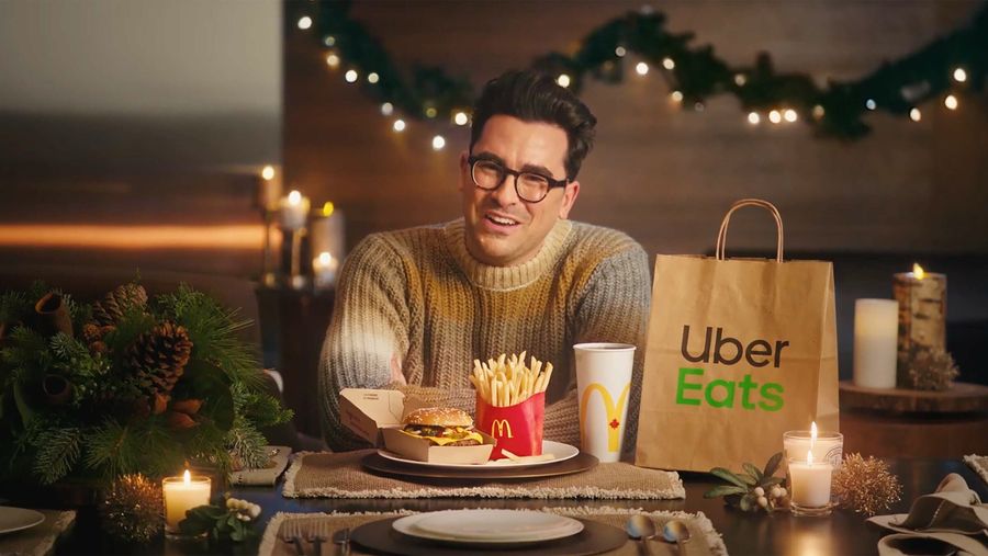 Dan Levy Uber Eats McDonalds