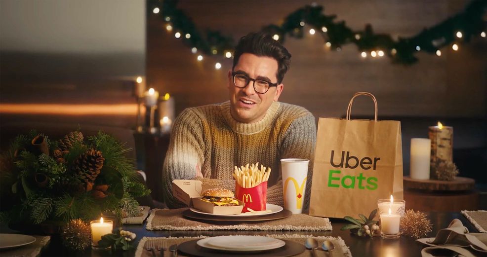 Dan Levy Uber Eats McDonalds
