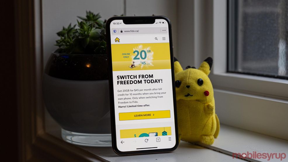 Freedom customers who switch to Fido can get a $45/20GB plan