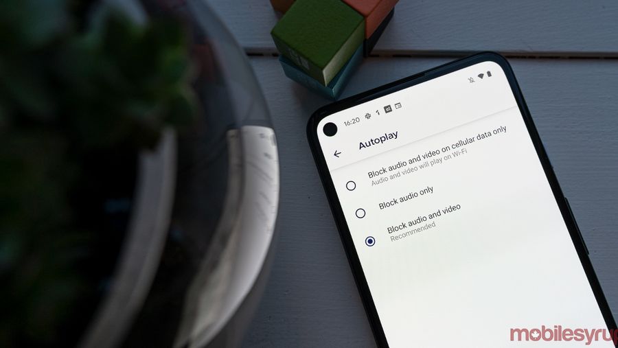 Firefox for Android's auto-play settings
