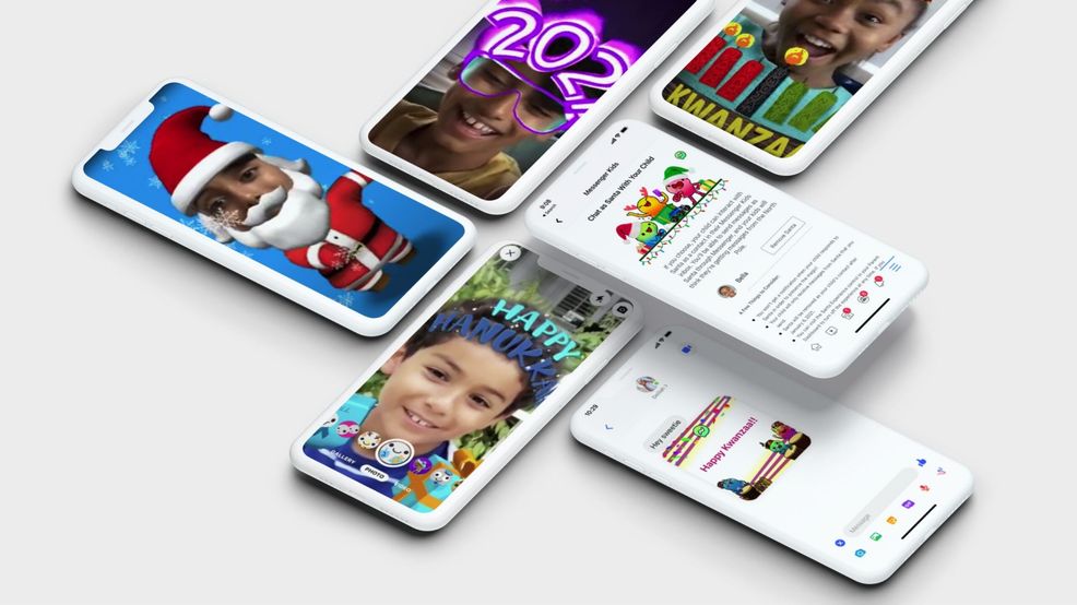 Facebook launching holiday digital experiences on Messenger Kids