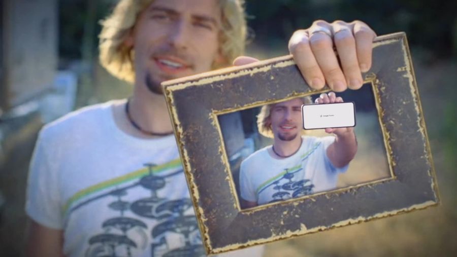 Nickelback Google Photos ad