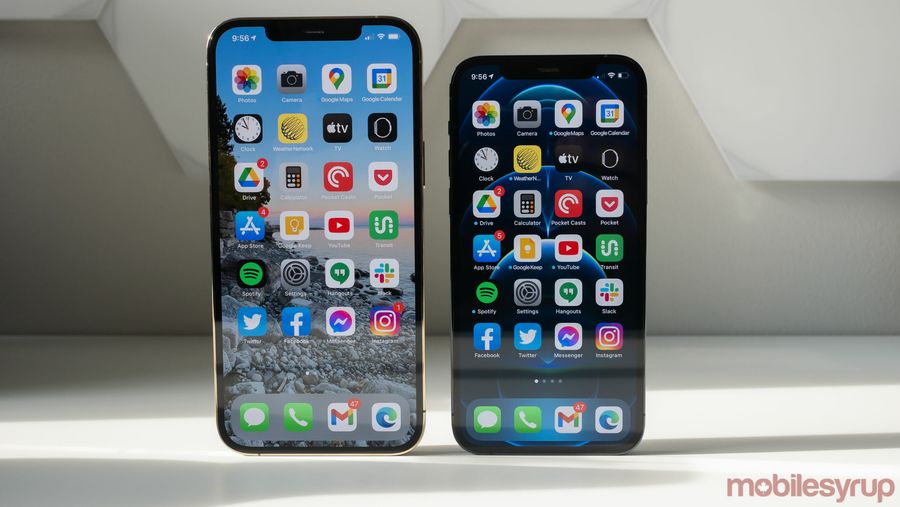iPhone 12 Pro Max and iPhone 12 Pro