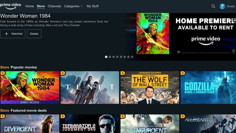Amazon Prime Video Store