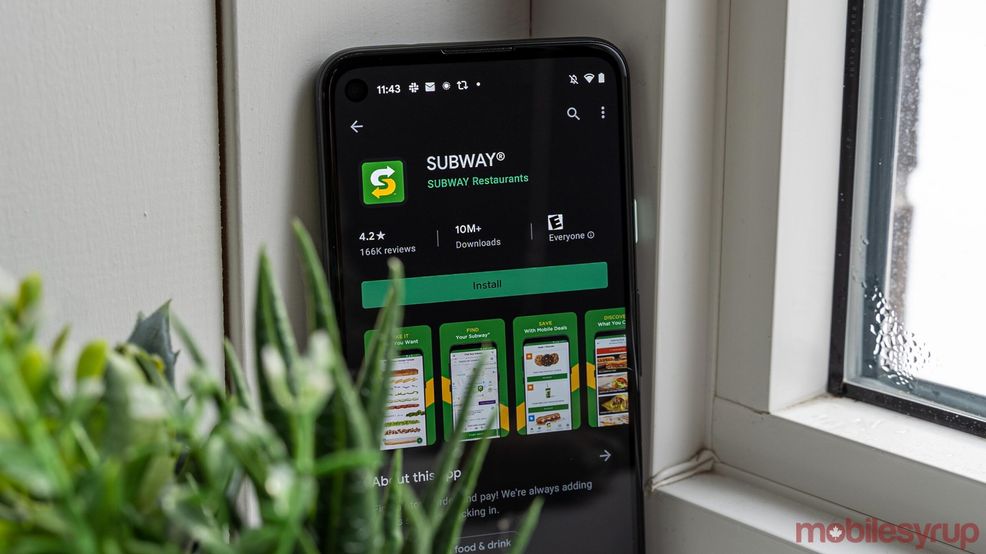 Subway offering buy two, get one free footlong deal through its mobile app