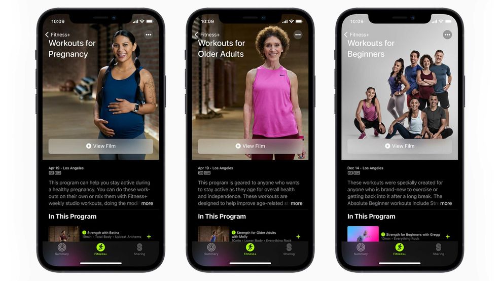 Apple Fitness+ roles out workouts for pregnancy and older adults