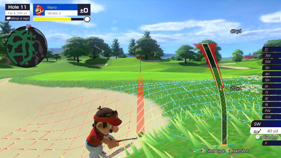 I played Mario Golf: Super Rush against Canadian pro golfer Mike Weir