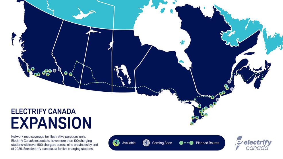 By 2025, you’ll be able to drive your EV from Canada’s east coast to the west