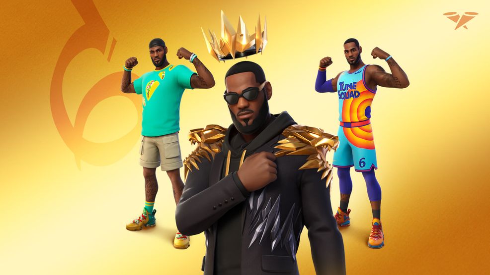 LeBron joins Neymar Jr., Harry Kane and other athletes in the Fortnite universe