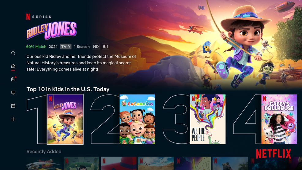 Netflix launches new features to keep children engaged