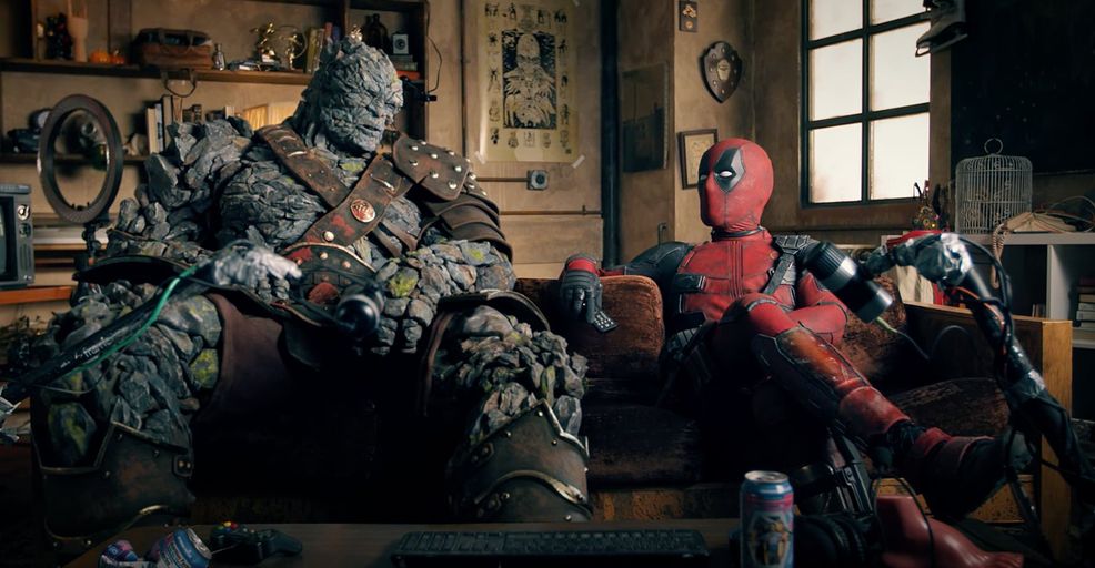 Deadpool and Korg Free Guy