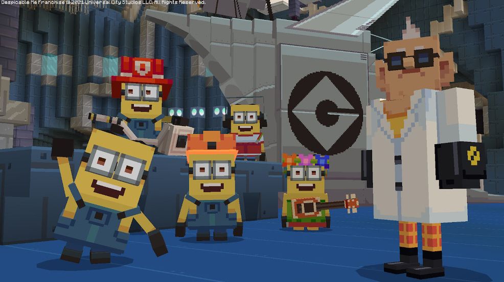 The new Minions x Minecraft DLC is out now