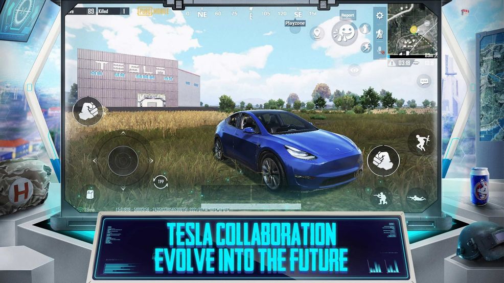 Tesla doesn’t advertise, unless it’s a weird PUBG Mobile tie-in