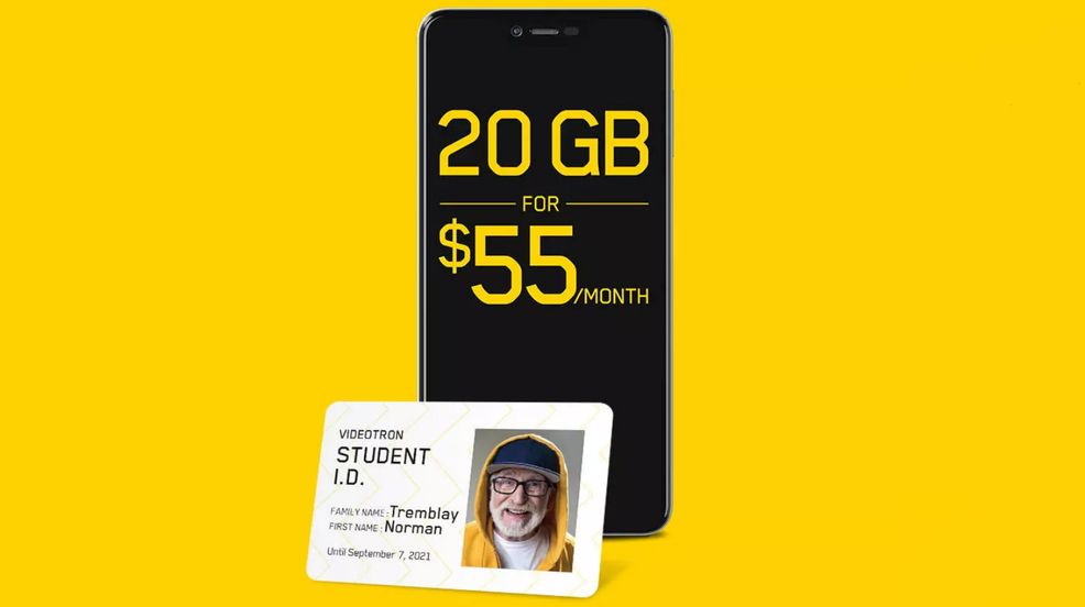 Vidéotron, Fido and Virgin Plus are offering a 20GB/$55 plan within Quebec