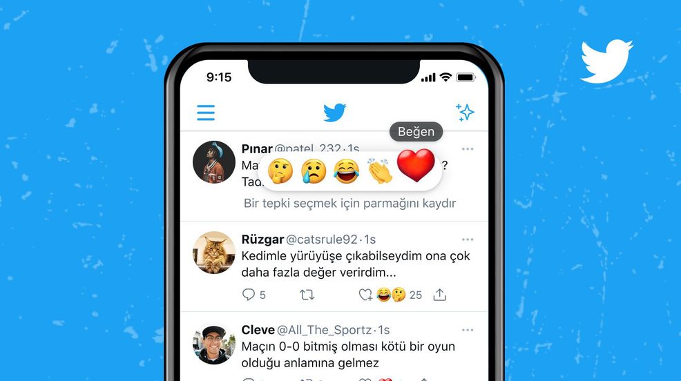 Twitter users in Turkey can now react to Tweets using emojis