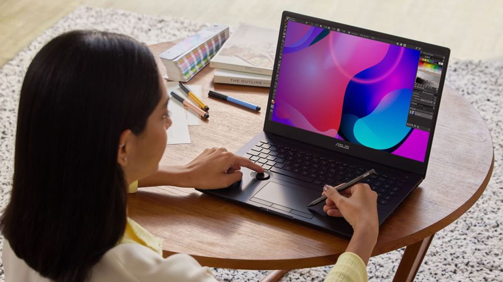 Asus unveils new laptops, including one with a rotary dial