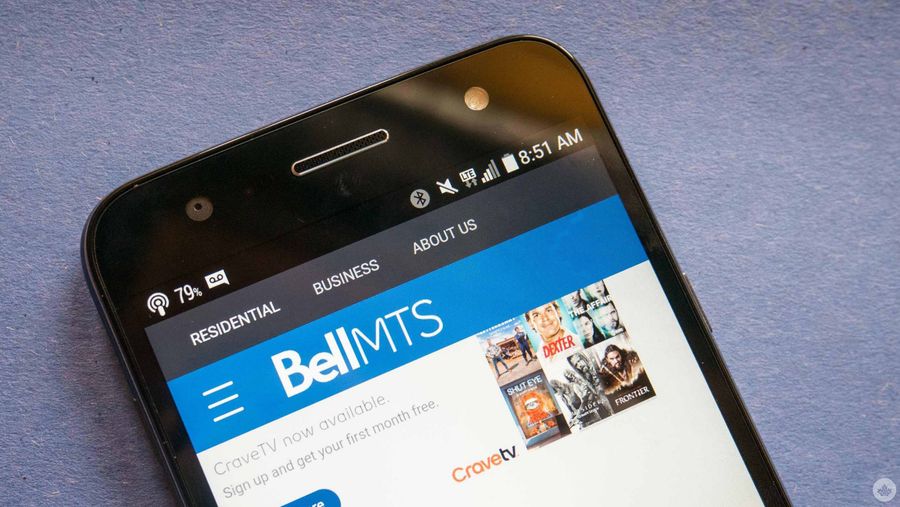 Bell MTS on a smartphone