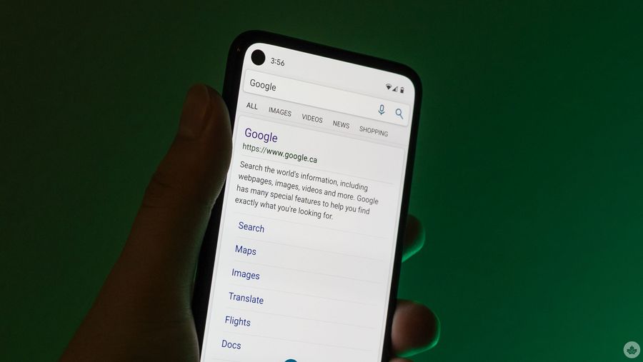 Searching Google on Bing