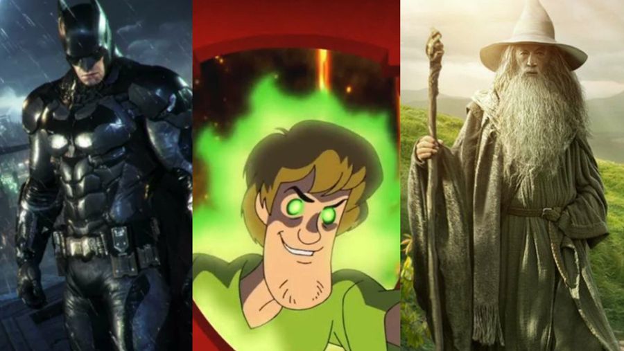 Batman Shaggy and Gandalf