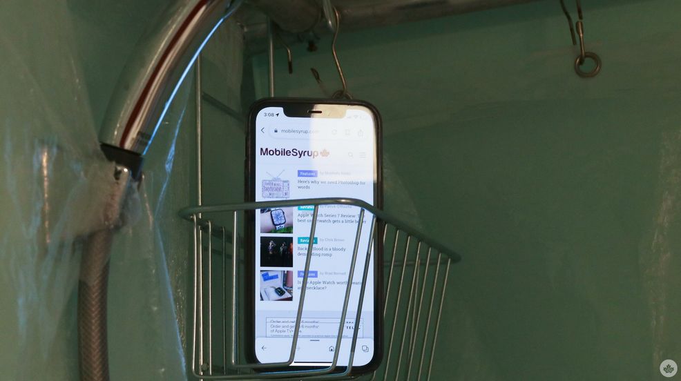 Do you bring your smartphone into the shower with you?