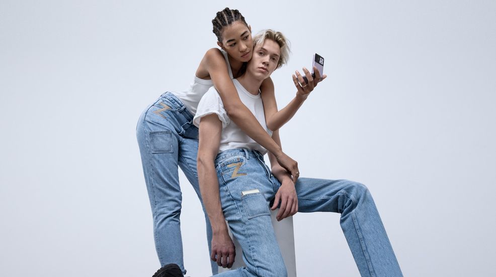 Samsung teams up with Dr Denim to make Z Flip jeans