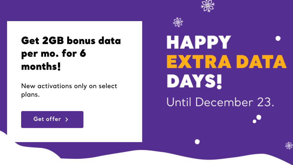 Chatr is offering 2GB of free monthly data as part of its holiday deals