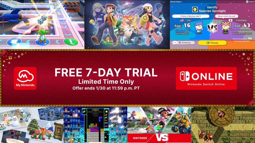 Here’s how you can claim a free seven-day trial to Nintendo Switch Online