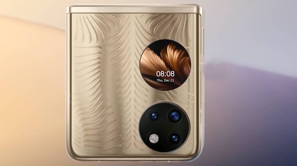 Huawei unveils P50 Pocket clamshell foldable smartphone