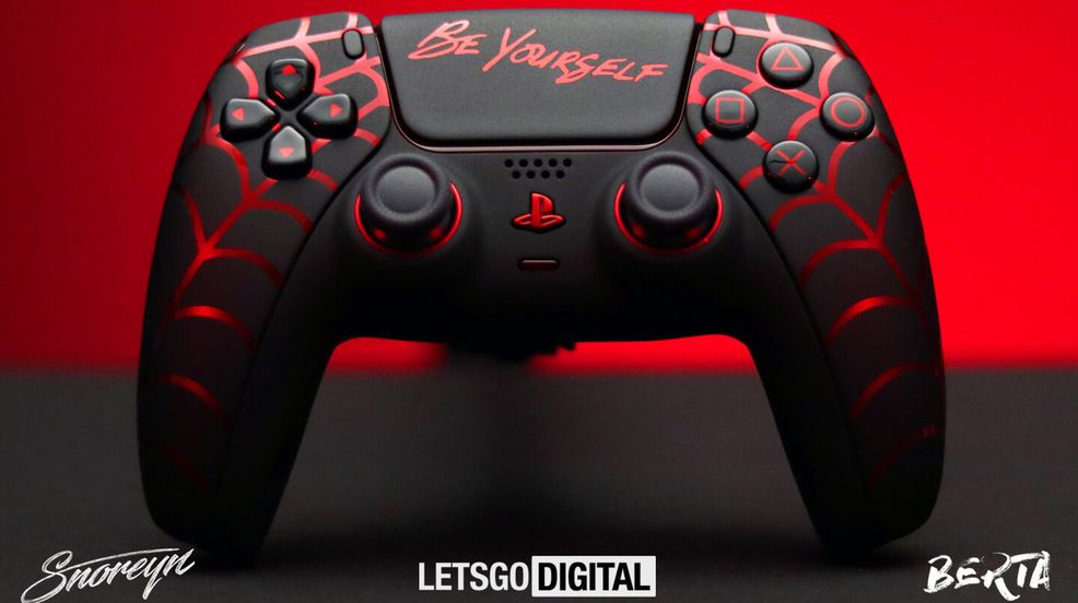 Check out this Spider-Man: Miles Morales PS5 DualSense controller