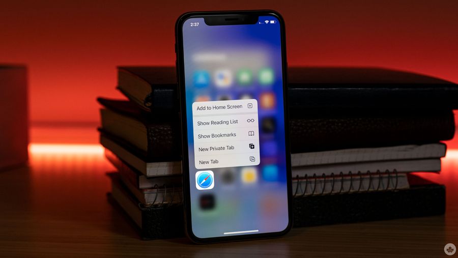 Safari icon on iPhone
