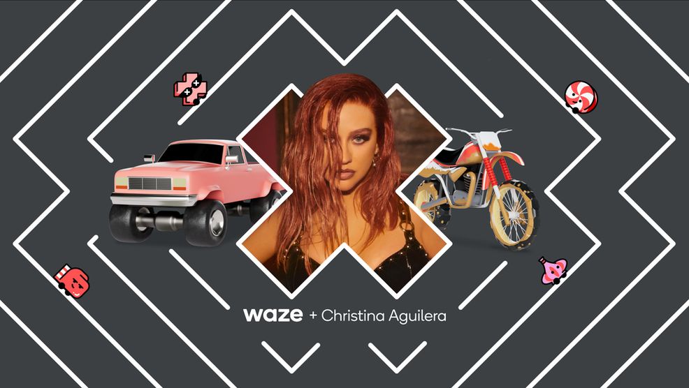 You can now get directions from Christina Aguilera in Waze