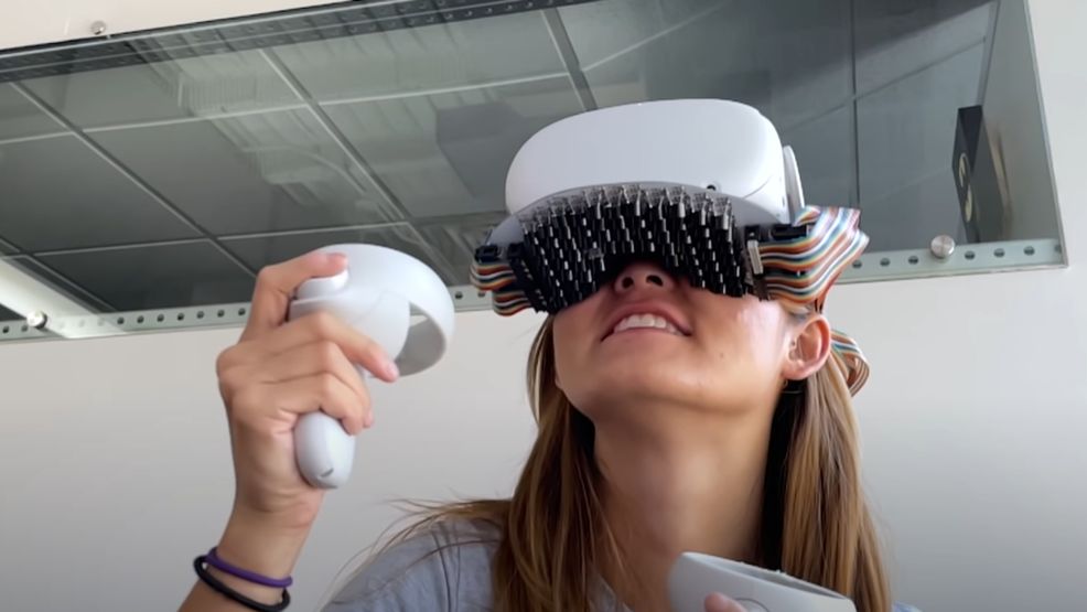 A group of researchers develop mouth haptics for VR headset