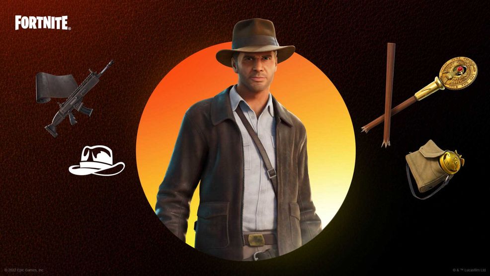 Indiana Jones lands in the Fortnite Battle Pass
