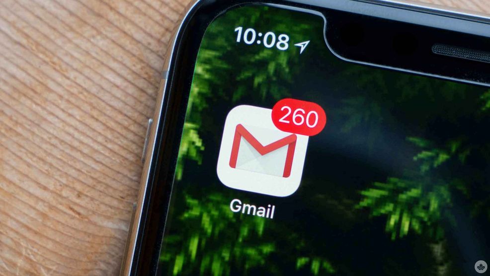 Gmail app on iOS