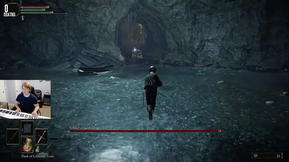 Redditor uses piano keys to beat Elden Ring