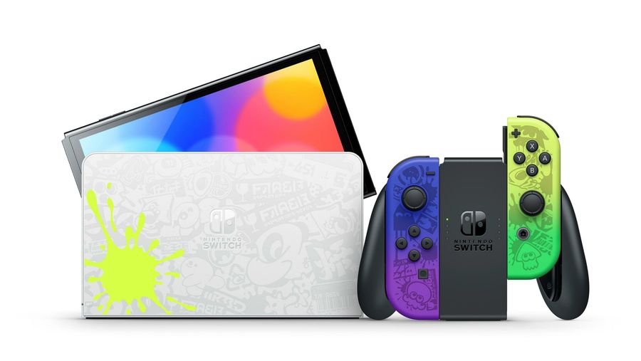 Splatoon 3 Switch OLED model